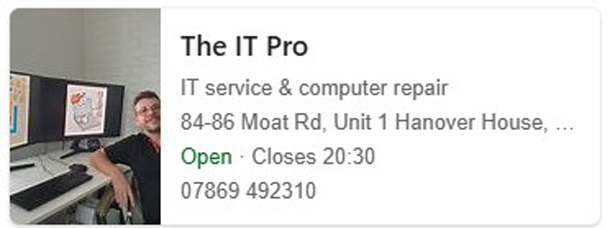 The IT Pro - Computer Repair